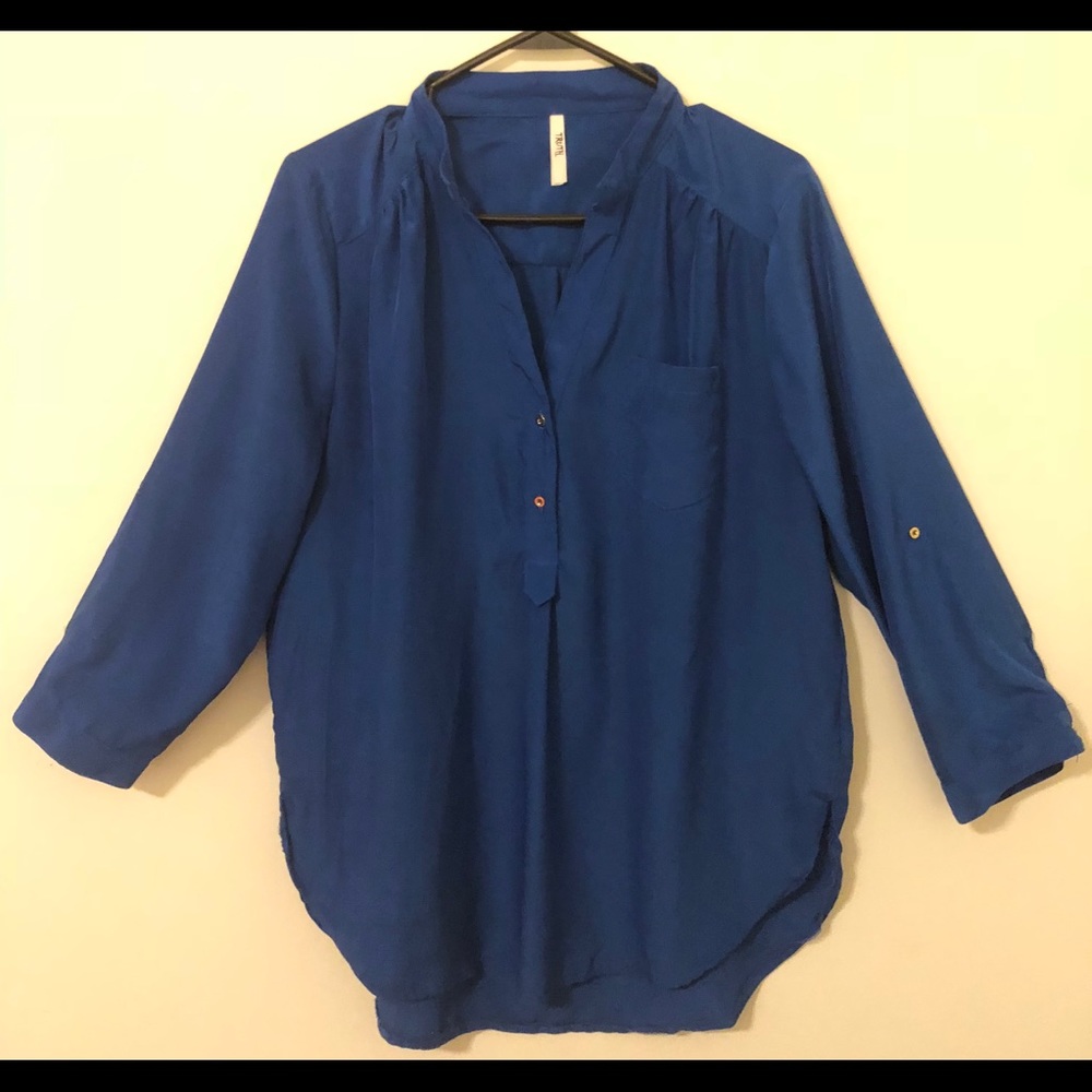 Truth blouse royal blue size XL